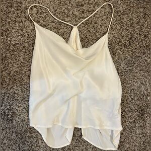 Zara satin cami tank size small